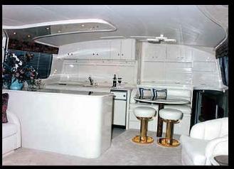 Image of boat interior using Wipe Out Systems Detailing Products